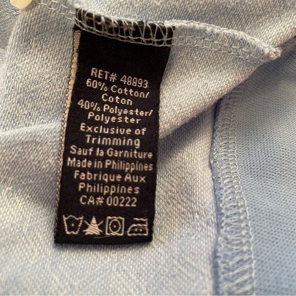 Arnold Palmer Blue Pullover Button up Polo Shirt Size 42-44 Great Condition - Picture 11 of 13